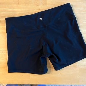 Lululemon Black Biker Reversible Shorts